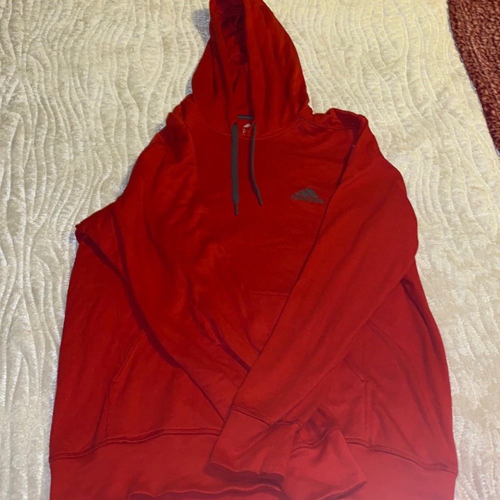 Adidas Red Soft Hoodie